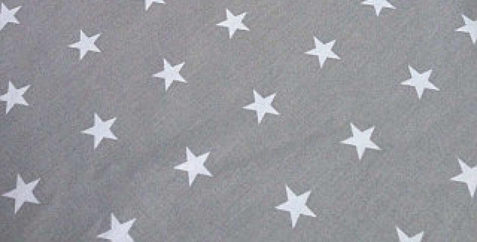 Сменная наволочка на подушку для беременных цвета: Звезды серо-белые